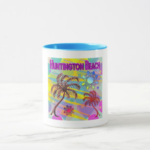 Huntington Beach Happy and Hope Mug