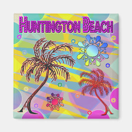 Huntington Beach Happy en Hope Magnet Magneet