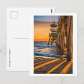 Huntington Beach Pier Briefkaart (Voorkant / Achterkant)