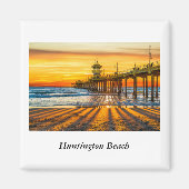 Huntington Beach Pier Magnet (Devant)