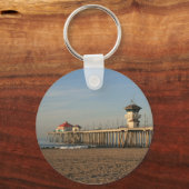 Huntington Beach pier Sleutelhanger (Voorkant)