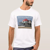 Huntington Beach Pier - T-Shirt Vue Diner (Devant)