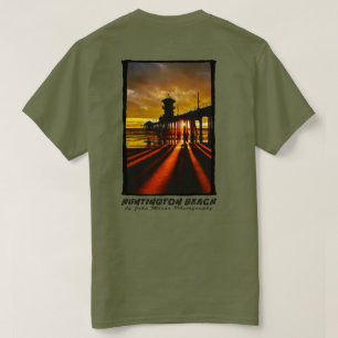 Huntington Beach Pier Zonsondergang T-shirt