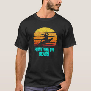 Huntington Beach Retro Surfing California T-shirt