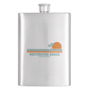Huntington Beach South Carolina Zon Palmboom Flacon