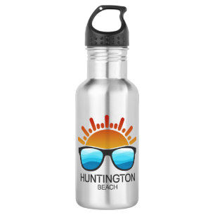 Huntington Beach South Carolina Zonnebril Waterfles