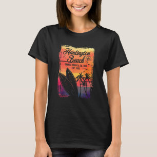 Huntington Beach Surf City California  Surf T-shirt