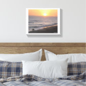 Huntington Beach "Surf City" Canvas Afdruk (Insitu (Slaapkamer))