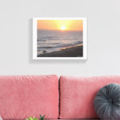 Huntington Beach "Surf City" Canvas Afdruk (Insitu (Woonkamer))
