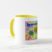 Huntington Beach Vacances Cible Mug (Devant gauche)