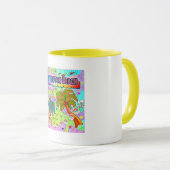 Huntington Beach Vacances Cible Mug (Devant droit)