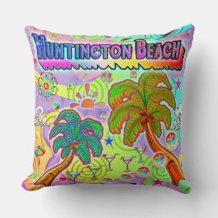 Huntington Beach Vakantie Target Kussen