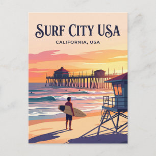 Huntington Beach VS Briefkaart