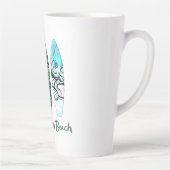 Huntington Beach Waterverf Surfboards Latte Mok (Rechts)