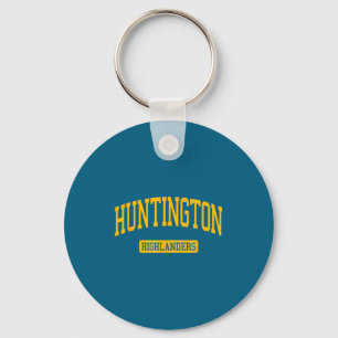 Huntington High School Hs Huntington Kunstwerk Sleutelhanger