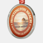 Huntington-strand (C) Metalen Ornament (Links)