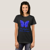 Huntington's Disease Awareness Butterfly T-shirt (Voorkant volledig)
