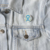Huntington's Disease Butterfly Awareness Pin Ronde Button 3,2 Cm (In situ)