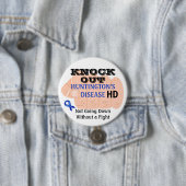 Huntington's Disease HD Awareness Ronde Button 7,6 Cm (In situ)