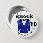 Huntington's Disease HD Awareness Ronde Button 7,6 Cm (Voorkant /achterkant)
