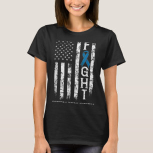 Huntingtons Disease Krijger VS Vlag T-shirt