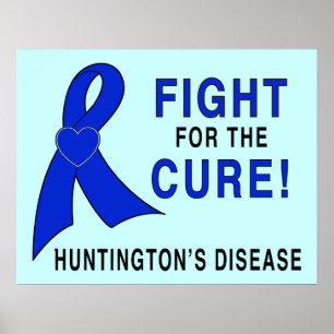 Huntington's strijd tegen de ziekte van Cure Poster