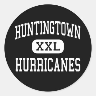 Huntingtown - Orkanen - Hoog - Huntingtown Ronde Sticker