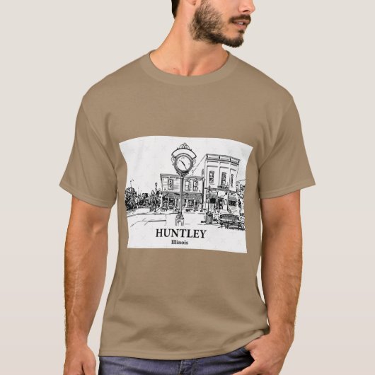 Huntley Illinois Oversized T-shirt (Voorkant)