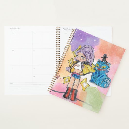 Huntrix Rumi e Tiger Cat Planner (Display)