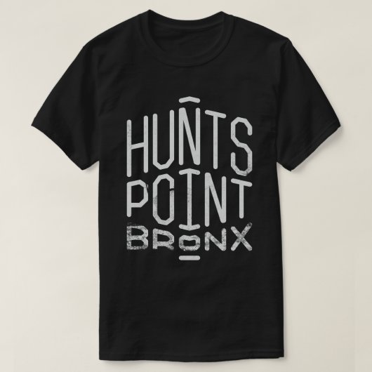 Hunts Point, Bronx T-shirt (Design voorkant)