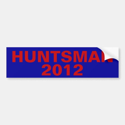 Huntsman 2012 bumpersticker (Voorkant)