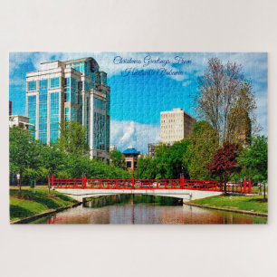 Huntsville Alabama Kerstgroeten Legpuzzel