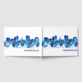 Huntsville Alabama Skyline Blue Gastenboek (Volledig)