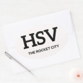 Huntsville IATA Sticker 1 (Envelop)