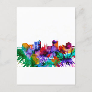 Huntsville Skyline Uitnodiging Briefkaart