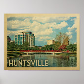 Huntsville Vintage Travel Poster (Voorkant)