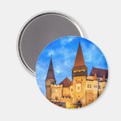 Hunyad Castle - Corvin's Castle in Hunedoara. Magneet (Voorkant / Achterkant)