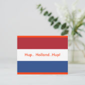 Hup... Holland..Hup ! carte postale (Debout devant)