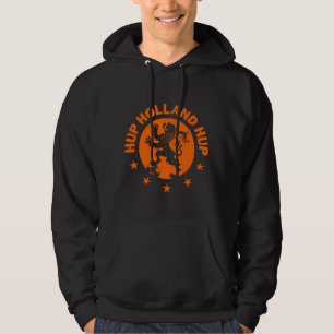 Hup Holland Hup - Oranje Nederlandse Lion Hoodie