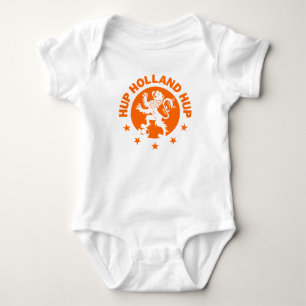 Hup Holland Hup - Oranje Nederlandse Lion Romper