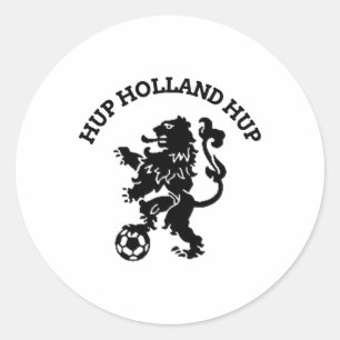Hup Holland Hup Oranje Voetbal Ll Reizen Ronde Sticker