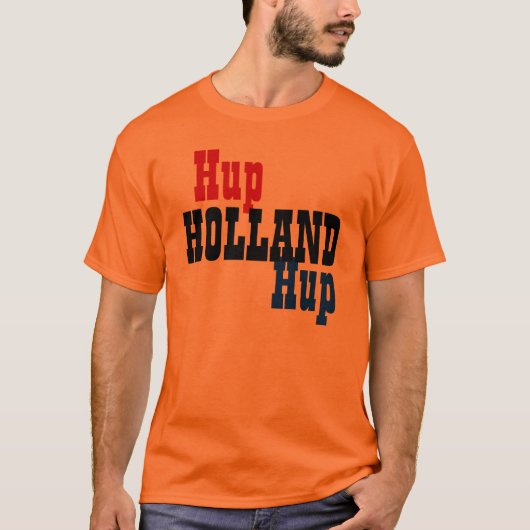Hup T-shirt orange de la Hollande Hup (Devant)