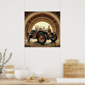 Hupmobile Model 20 Roadster 02x Poster (Keuken)