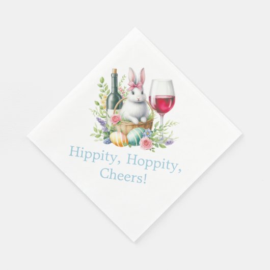 Huppity, Hoppity, Proost! Mooie Pasen Papieren Ser Servet (Hoek)