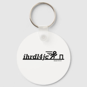 Hurdle for Jesus Sleutelhanger