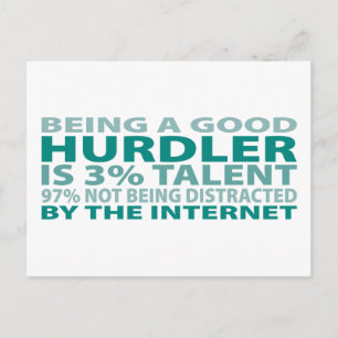 Hurdler 3% Talent Briefkaart