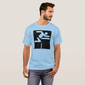Hurdler (blok) t-shirt (Voorkant volledig)