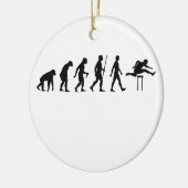 Hurdles Evolution ~ Track and Field T - shirts.png Keramisch Ornament (Links)