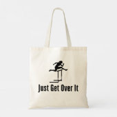 Hurdling net over het Vrouw Hurdler meisje mam Tote Bag (Achterkant)