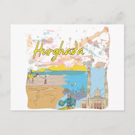 Hurghada Briefkaart (Voorkant)
